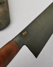 Charger l'image dans la galerie, Couteau de chef en damas et manche en acajou