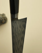 Charger l'image dans la galerie, Couteau de chef en damas et manche en Ebène