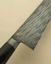 Charger l'image dans la galerie, Couteau de chef en damas et manche en Ebène